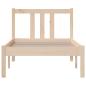Preview: Massivholzbett ohne Matratze 75x190 cm