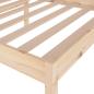 Preview: Seniorenbett 90x200 cm Massivholz Kiefer