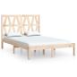 Preview: Massivholzbett Kiefer 140x190 cm