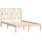 Preview: Massivholzbett Kiefer 140x190 cm