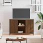 Preview: ARDEBO.de - TV-Schrank Braun Eichen-Optik 100x35x65 cm Holzwerkstoff