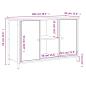 Preview: TV-Schrank Braun Eichen-Optik 100x35x65 cm Holzwerkstoff