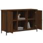 Preview: TV-Schrank Braun Eichen-Optik 100x35x65 cm Holzwerkstoff