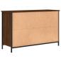 Preview: TV-Schrank Braun Eichen-Optik 100x35x65 cm Holzwerkstoff