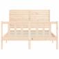 Preview: Massivholzbett ohne Matratze 140x200 cm Kiefernholz