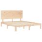 Preview: Massivholzbett ohne Matratze 160x200 cm Kiefernholz
