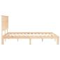 Preview: Massivholzbett ohne Matratze 160x200 cm Kiefernholz