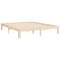 Preview: Massivholzbett ohne Matratze 160x200 cm Kiefernholz