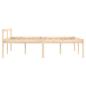 Preview: Seniorenbett 120x190 cm Massivholz Kiefer