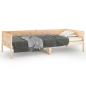 Preview: Tagesbett Massivholz Kiefer 80x200 cm