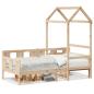 Preview: Tagesbett mit Dach 90x200 cm Massivholz Kiefer