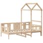 Preview: Tagesbett mit Dach 90x200 cm Massivholz Kiefer