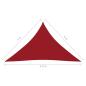 Preview: Sonnensegel Oxford-Gewebe Dreieckig 4x4x5,8 m Rot