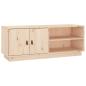 Preview: TV-Schrank 105x34x40 cm Massivholz Kiefer