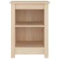 Preview: Nachttisch 40x35x55 cm Massivholz Kiefer