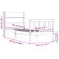 Preview: Massivholzbett ohne Matratze 90x200 Kiefernholz