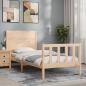Preview: Massivholzbett ohne Matratze 90x200 Kiefernholz