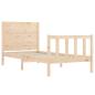 Preview: Massivholzbett ohne Matratze 90x200 Kiefernholz