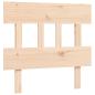 Preview: Seniorenbett mit Kopfteil 90x200 cm Massivholz