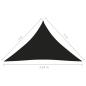 Preview: Sonnensegel Oxford-Gewebe Dreieckig 3x3x4,24 m Schwarz