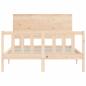 Preview: Massivholzbett ohne Matratze 140x200 cm Kiefernholz