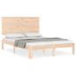 Preview: Massivholzbett ohne Matratze 140x200 cm Kiefernholz