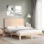Preview: Massivholzbett ohne Matratze 140x200 cm Kiefernholz