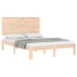 Preview: Massivholzbett ohne Matratze 140x200 cm Kiefernholz