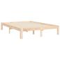 Preview: Massivholzbett ohne Matratze 140x200 cm Kiefernholz