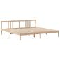 Preview: Massivholzbett mit Regal ohne Matratze 180x200 cm Kiefernholz