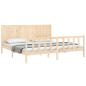 Preview: Massivholzbett ohne Matratze 200x200 cm Kiefer