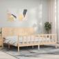 Preview: Massivholzbett ohne Matratze 200x200 cm Kiefer