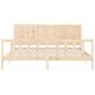 Preview: Massivholzbett ohne Matratze 200x200 cm Kiefer
