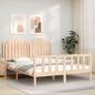 Preview: Massivholzbett ohne Matratze 160x200 cm Kiefernholz