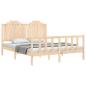 Preview: Massivholzbett ohne Matratze 160x200 cm Kiefernholz