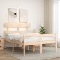 Preview: Seniorenbett mit Kopfteil Massivholz