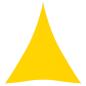 Preview: ARDEBO.de - Sonnensegel Oxford-Gewebe Dreieckig 3x4x4 m Gelb