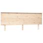 Preview: Bett-Kopfteil 204x6x82,5 cm Massivholz Kiefer