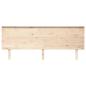 Preview: Bett-Kopfteil 204x6x82,5 cm Massivholz Kiefer
