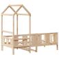 Preview: Tagesbett mit Dach 90x190 cm Massivholz Kiefer