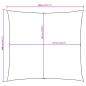Preview: Sonnensegel Oxford-Gewebe Quadratisch 3,6x3,6 m Rot