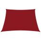 Preview: Sonnensegel Oxford-Gewebe Quadratisch 7x7 m Rot