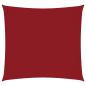 Preview: Sonnensegel Oxford-Gewebe Quadratisch 7x7 m Rot