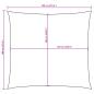 Preview: Sonnensegel Oxford-Gewebe Quadratisch 7x7 m Rot