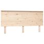 Preview: Bett-Kopfteil 164x6x82,5 cm Massivholz Kiefer