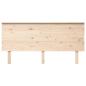 Preview: Bett-Kopfteil 164x6x82,5 cm Massivholz Kiefer