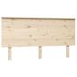 Preview: Kopfteil 154x6x82,5 cm Massivholz Kiefer