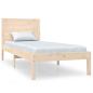 Preview: Massivholzbett 90x190 cm