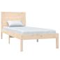 Preview: Massivholzbett 90x190 cm