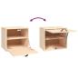 Preview: Wandschrank 40x30x35 cm Massivholz Kiefer